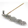 Metal Kayık Baykuş Tasarımı Tütsülük Model 2