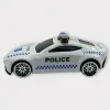 Metal Mini Polis Arabası  8 cm - Polis - 5 - 1 ADET