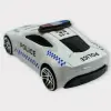 Metal Mini Polis Arabası  8 cm - Polis - 5 - 1 ADET