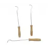 Metal Soba Kapak Açacağı - Ahşap Saplı - Güvenli Kullanım
