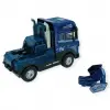 Metal Tır 1:24 - Sesli Işıklı Tır 13 cm - Lacivert - 1 ADET