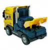 Metal Tır 1:24 - Sesli Işıklı Tır 13 cm - Sarı - 1 ADET