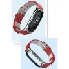 Mijobs Xiaomi Mi Band 5-4  Pu Deri Kayış Kordon-(5775)