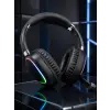Mikrofonlu Bluetooth Kulak Üstü Kulaklık RGB Aydınlatmalı Type-C Şarjlı