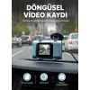 Mini Araç İçi Kamera Sürekli Kayıt Geniş Açılı Yeni Nesil