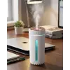Mini Araç Nemlendirici 5 Esans Hediyeli USB Işıklı Koku Difüzörü