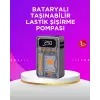 Mini Boy Elektrikli Şarjlı Yüksek Basınçlı Lastik Şişirme Pompası