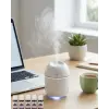 Mini Hava Nemlendirici USB Bağlantılı LED Işıklı 5 Esans Hediyeli Aromaterapi Difüzörü