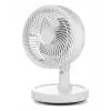 Mini Masaüstü Vantilatör Sessiz Çalışan 2 Kademeli Fan Otomatik Salınımlı