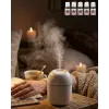 Mini Nemlendirici 5 Esans Hediyeli LED Işıklı Taşınabilir Aromaterapi Buhar Makinesi