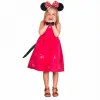 Minnie Mouse Kostüm Seti Taç Kuyruk Papyon Gösteri Seti Bx40