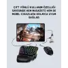 Mobil Oyunlar için Klavye, Mouse ve Dönüştürücü Seti