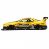 Model Araç 1/64  LB-ER34 Super Silhouette SKYLINE Sport Yellow