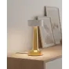 Modern Altın Gövdeli LED Masa Lambası 3 Işık Modlu