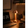Modern Bronz Mantar Masa Lambası LED Dokunmatik Dekoratif Aydınlatma