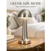 Modern Mantar Masa Lambası Dokunmatik 3 Işık Modlu Şarjlı Kablosuz LED Yeni Nesil