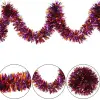 Mor Turuncu Renk 4 Cm Genişlik Garland Çift Renk Sim Süs 180 Cm Bx40