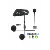 Motosiklet Kaskı için Şarj Edilebilir Bluetooth Intercom Kulaklığı ve Mikrofon Seti
