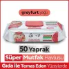 Mutfak Temizlik Havlusu 50 Adet Greyfurt