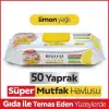 Mutfak Temizlik Havlusu 50 Adet Limon