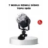 Müzik Ritmine Duyarlı Renkli Disko Topu – 7 Modlu Işıklı Parti Lambası