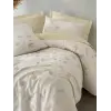 Nakışlı Çift Kişilik Saten Nev Takımı Blade Bej