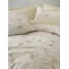 Nakışlı Çift Kişilik Saten Nev Takımı Blade Bej