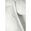 Nakışlı Çift Kişilik Saten Nev Takımı Galant Beyaz
