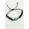 Nazar Oval Makrome İp Bileklik