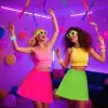 Neon Pembe Hawaii Parti Eteği 40 cm