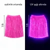 Neon Pembe Hawaii Parti Eteği 40 Cm Bx40