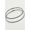 Noktalı Metal Halka Küpe 8-9-10 cm