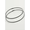 Noktalı Metal Halka Küpe 8-9-10 cm