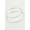 Noktalı Metal Halka Küpe 8-9-10 cm