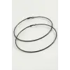 Noktalı Metal Halka Küpe 8-9-10 cm