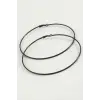 Noktalı Metal Halka Küpe 8-9-10 cm
