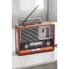 Nostaljik Görünümlü USB Girişli Bluetooth Bağlantılı Radyo