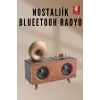 Nostaljik Radyo Bluetooth Bağlantılı Şarjlı Yüksek Ses Kaliteli Yeni Nesil