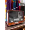 Nostaljik Radyo USBAUX Ve SD Kart Girişli Bluetooth Bağlantılı