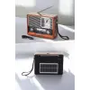 Nostaljik Radyo USBAUX Ve SD Kart Girişli Bluetooth Bağlantılı
