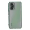Note 10 Pro Kılıf  Lensli  - Yeşil