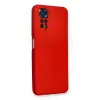 Note 11 Kılıf Nano İçi Kadife  - Kırmızı