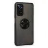 Note 11 Pro Kılıf Montreal Yüzüklü  Kapak - Siyah