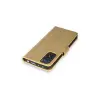 Note 11 Pro Kılıf Trend S Plus Kapaklı Kılıf - Gold