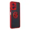 Note 12 4g Kılıf Montreal Yüzüklü  Kapak - Kırmızı