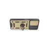 Note 12 5g Kılıf Pars Lens Yüzüklü  - Gold