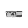 Note 12 5g Kılıf Pars Lens Yüzüklü  - Gümüş