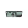 Note 12 5g Kılıf Pars Lens Yüzüklü  - Yeşil