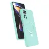 Note 12 Pro 4g Regal Magsafe Standlı Kapak - Su Yeşili