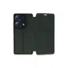 Note 13 Pro 4g Kılıf Flip Cover - Koyu Yeşil